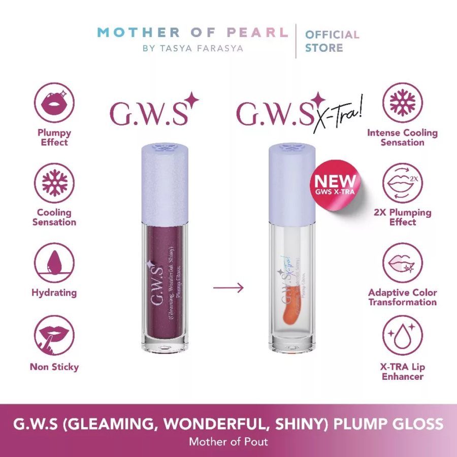 MOP Beauty G.W.S Plump Gloss Fiery Peach Lip Gloss 4ml