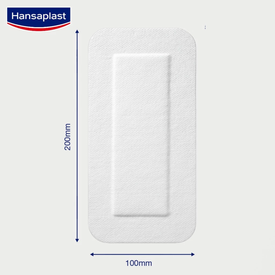 Hansaplast Sensitive 4XL Plester Pasca Operasi dan Luka Besar 5sheets