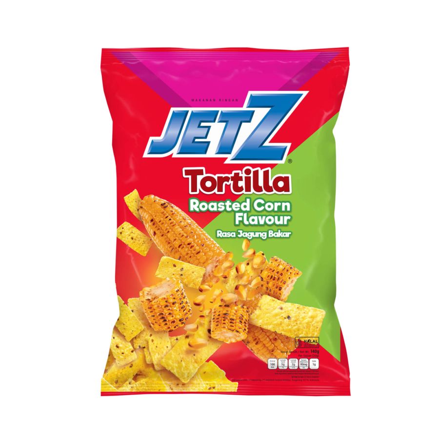 Jetz Tortilla Roasted Corn Flavour 140gram
