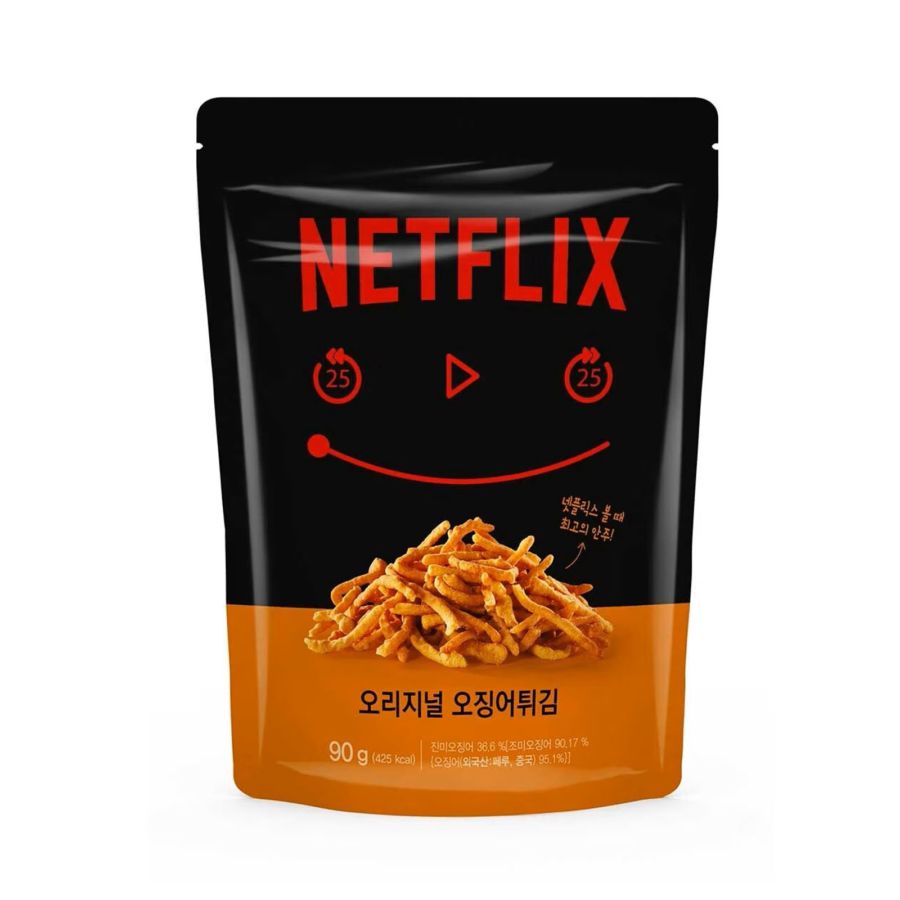 You Us Netflix Fried Squid Snack 85g 1pcs