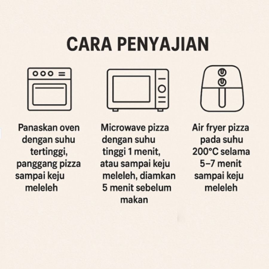 Pizza Fennel Beef Frozen 20cm Oma Elly 