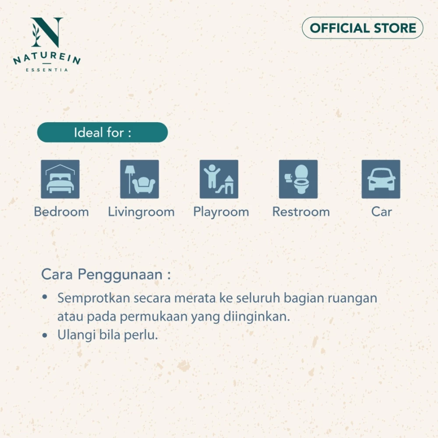 Naturein AirBuds Anti Germs & Soft Scent Air Disinfectant Spray 280ml