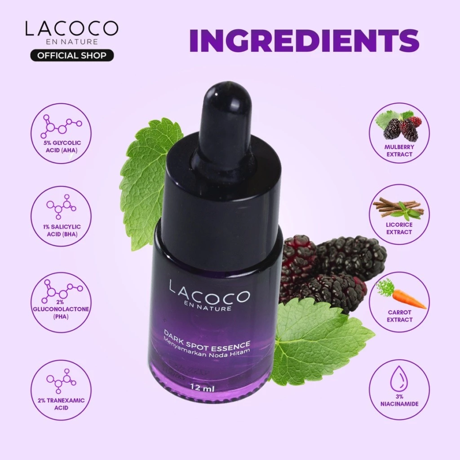Lacoco Darkspot Essence Serum Wajah 12ml