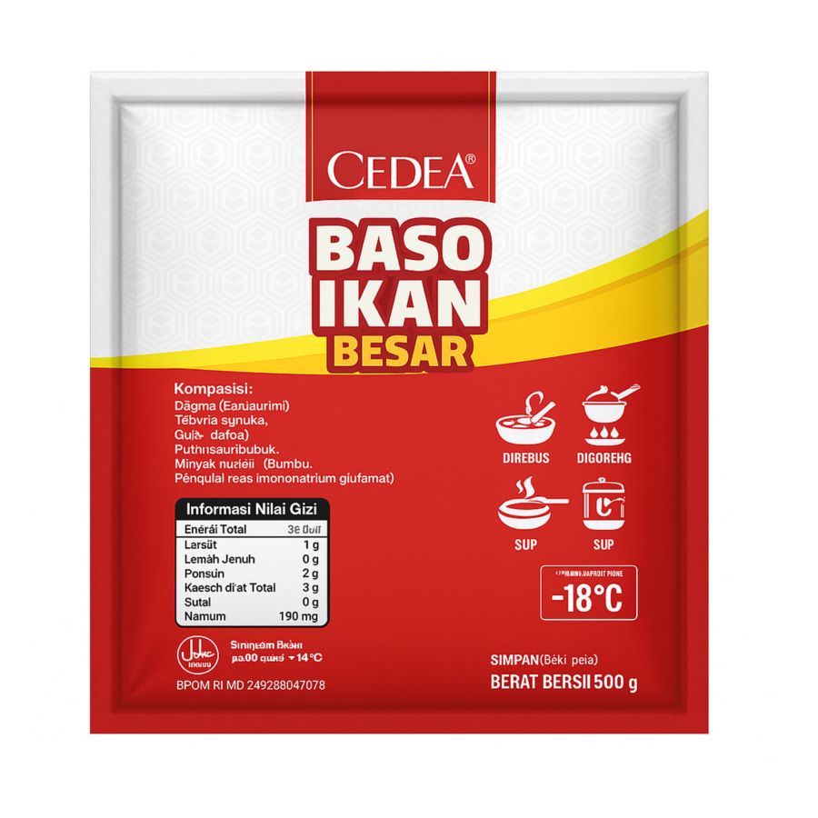 Cedea Bakso Ikan Besar 500gram