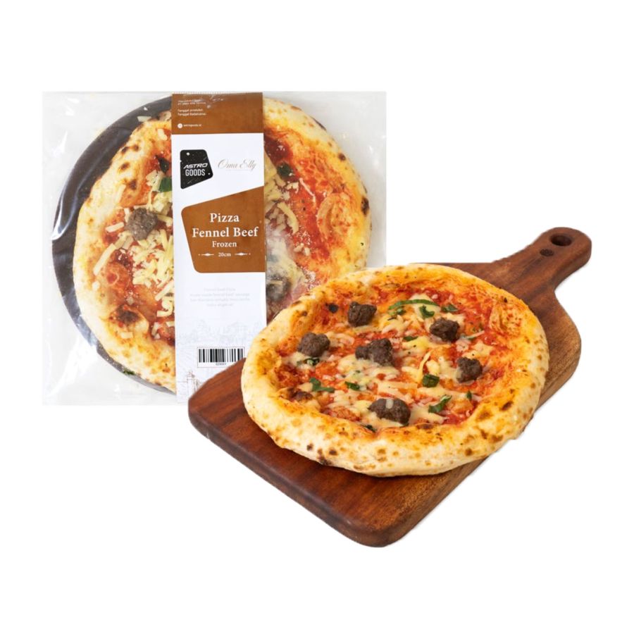 Pizza Fennel Beef Frozen 20cm Oma Elly 