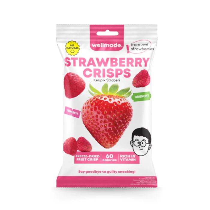 Wellmade All Natural Strawberry Crisps