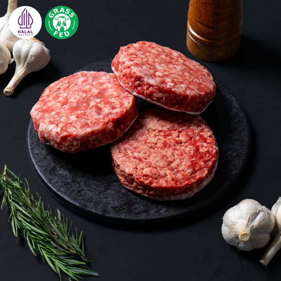 Burger Patty 100% Black Angus Meatboys 3pcs 150gram