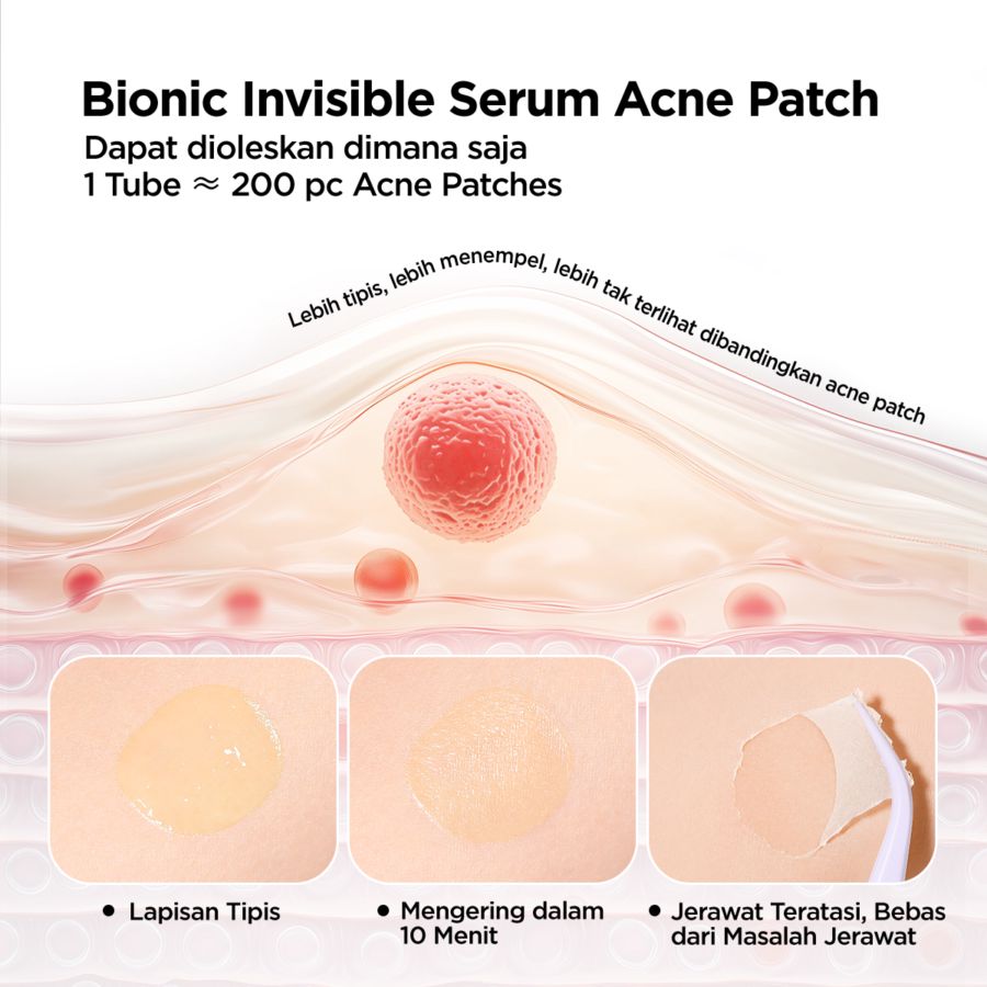FOCALSKIN Anti Acne Corrective Clear Invisible Acne Patch 15gram