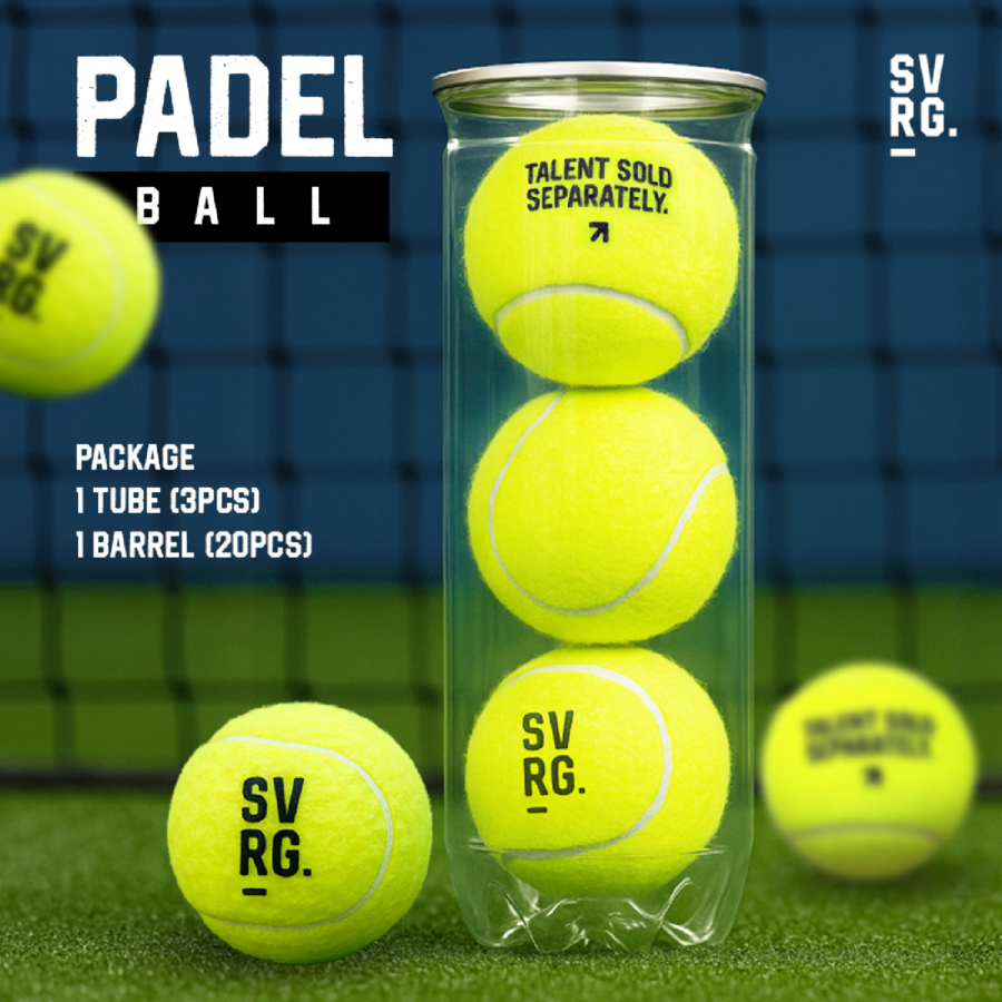 SVRG Padel Ball 1 Tube 3pcs