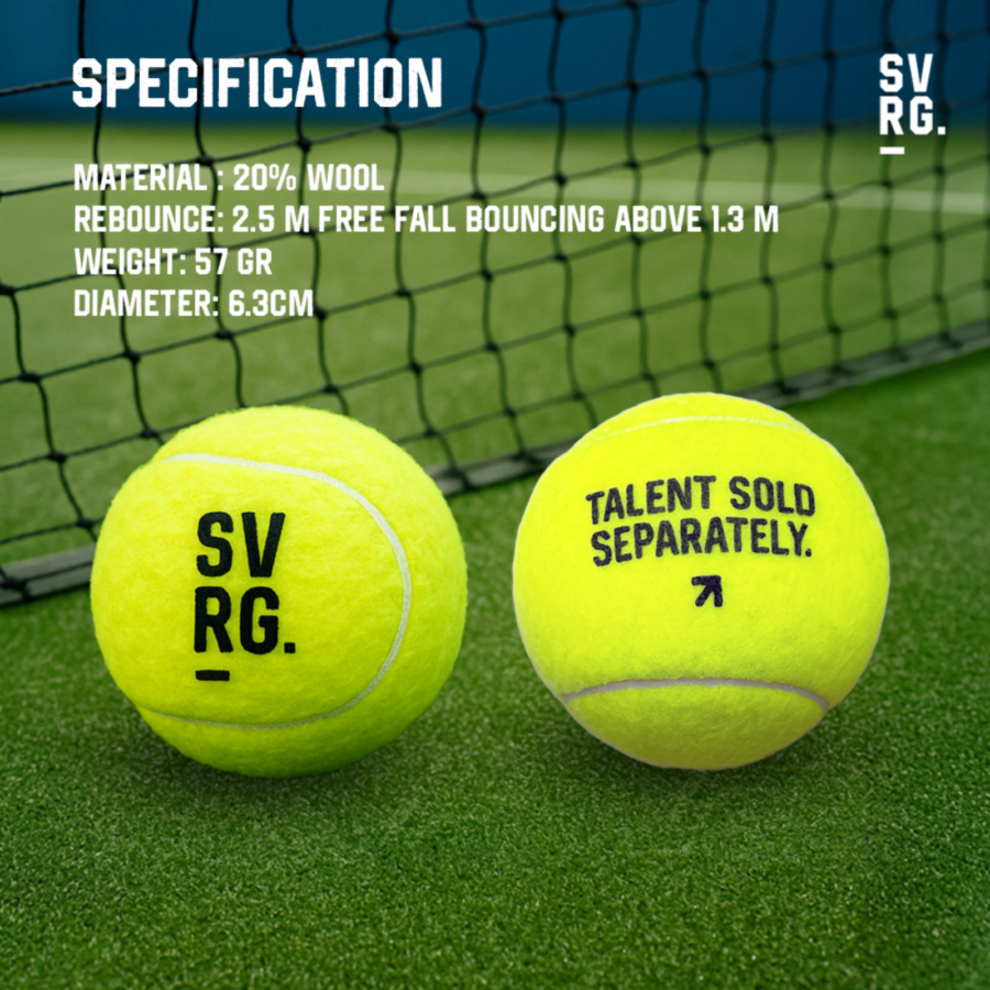 SVRG Padel Ball 1 Tube 3pcs