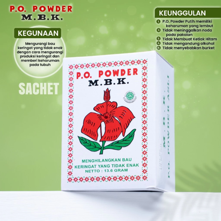 MBK PO Powder Deodorant Bubuk 1box