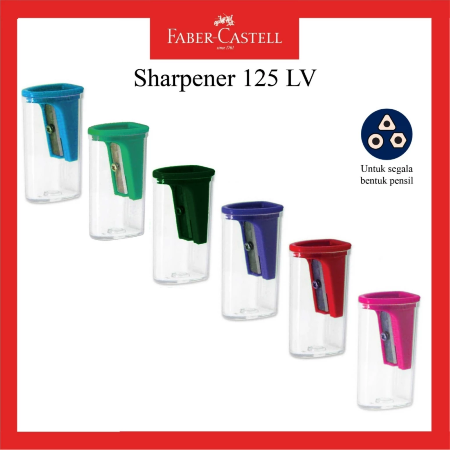 Faber Castell Rautan Pensil 125 LV 1pcs