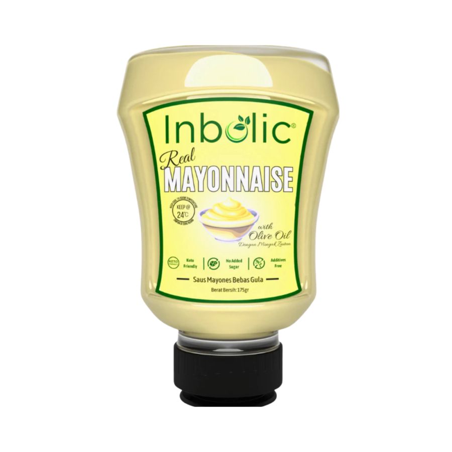 Inbolic Sugar-Free Real Mayonnaise with Olive Oil 175gram