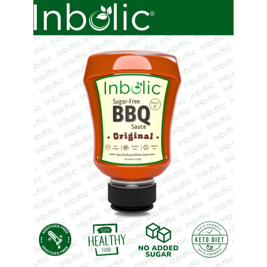 Inbolic Sugar-Free BBQ Sauce Original 200gram