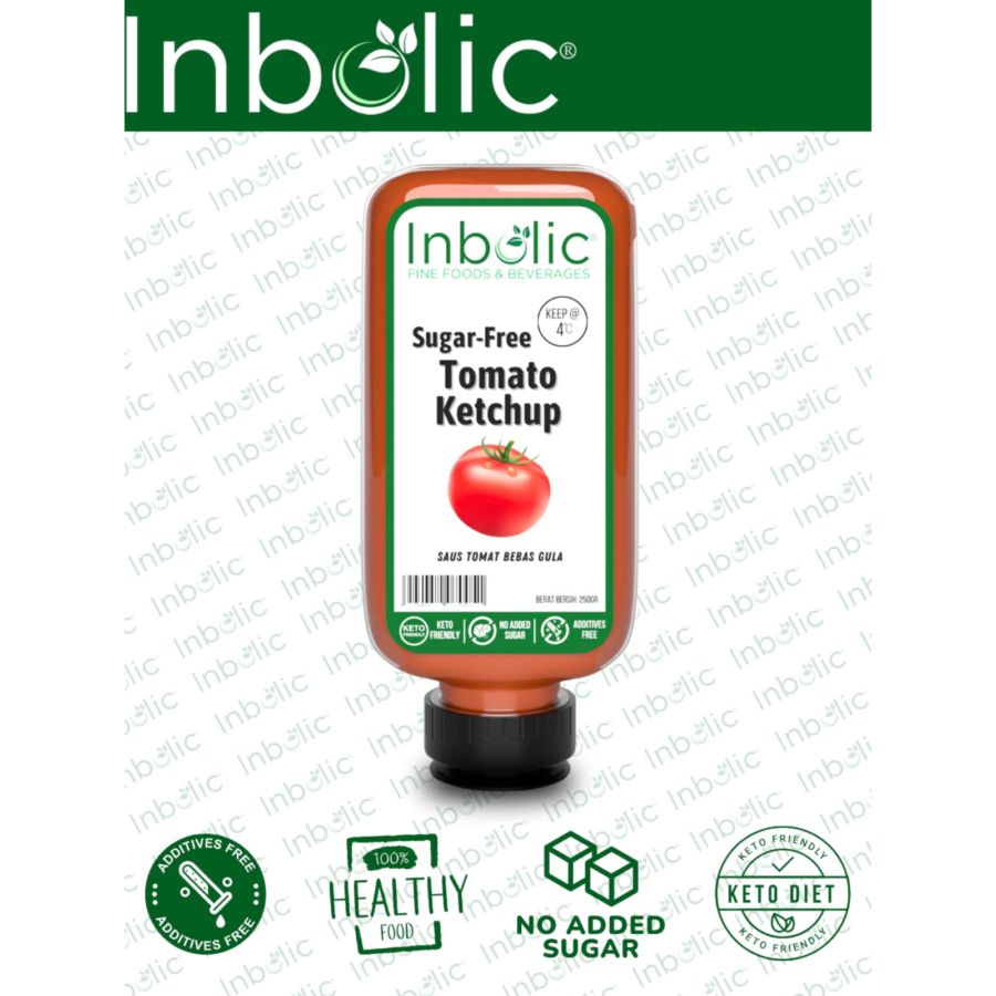 Inbolic Sugar-Free Tomato Ketchup 250gram
