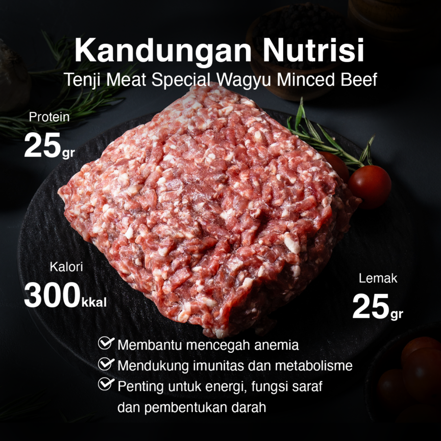 Special Wagyu Minced Beef Tenji Meat 500gram