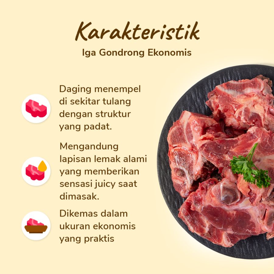 Iga Gondrong Ekonomis 500gram
