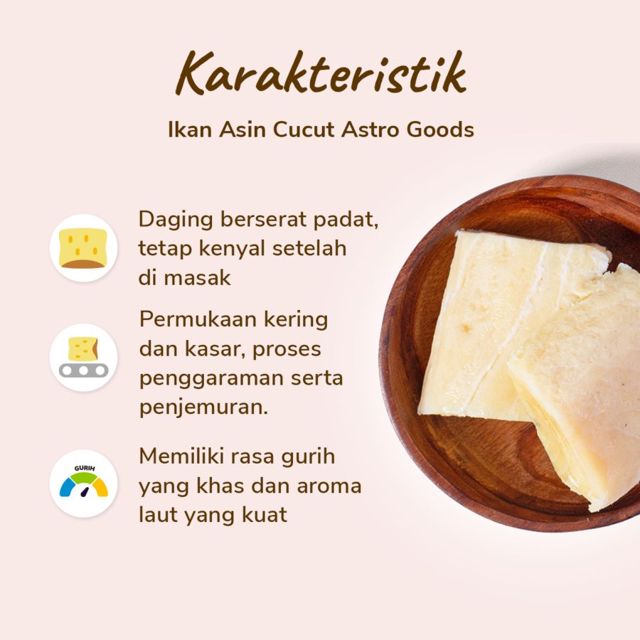 Ikan Asin Cucut Astro Goods 100gram