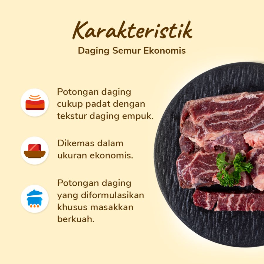 Daging Semur Ekonomis 500gram
