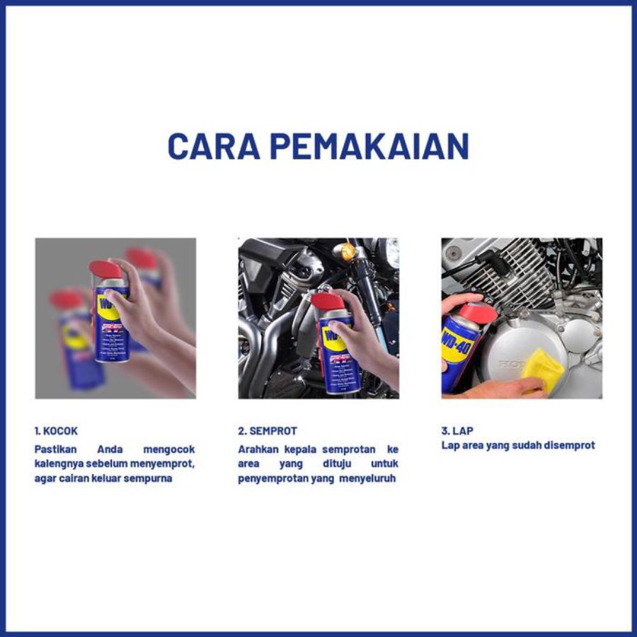 WD-40 Pelumas Spray Serbaguna Smart Straw 412ml