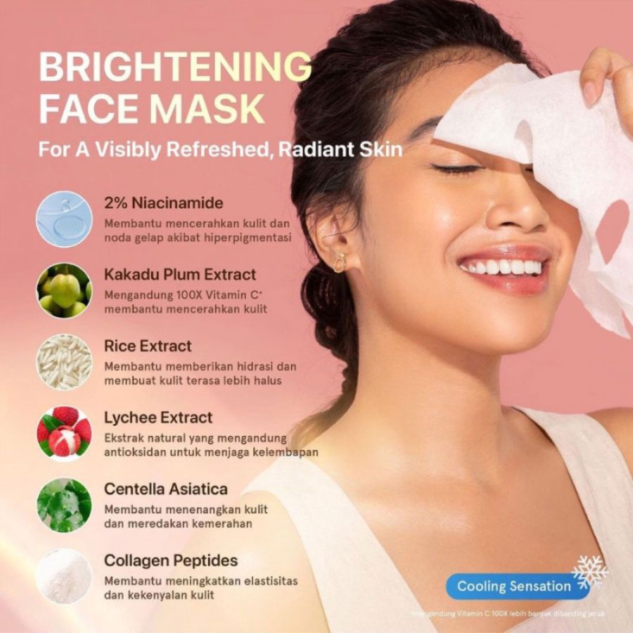 Dear Me Beauty Brightening Sheet Mask 1pcs
