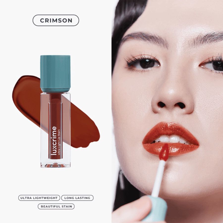 Luxcrime Ultra Light Lip Stain Crimson 1pcs