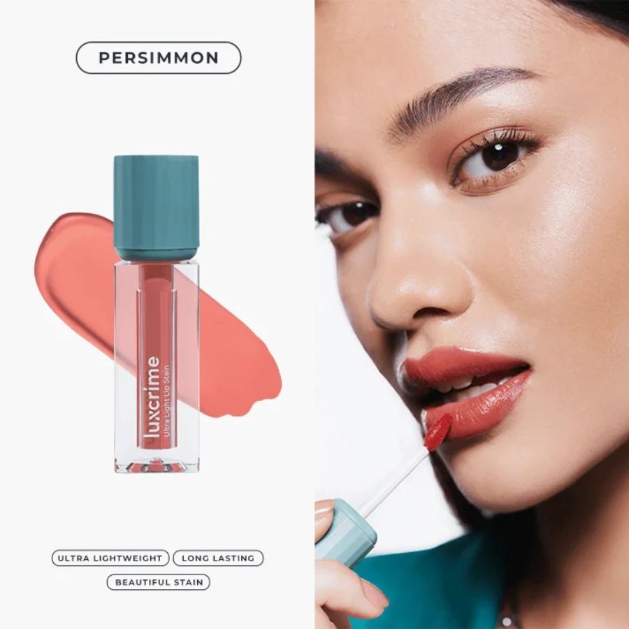 Luxcrime Ultra Light Lip Stain Persimmon 1pcs