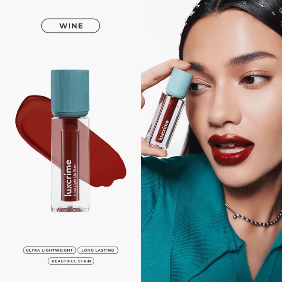 Luxcrime Ultra Light Wine Lip Stain 1pcs
