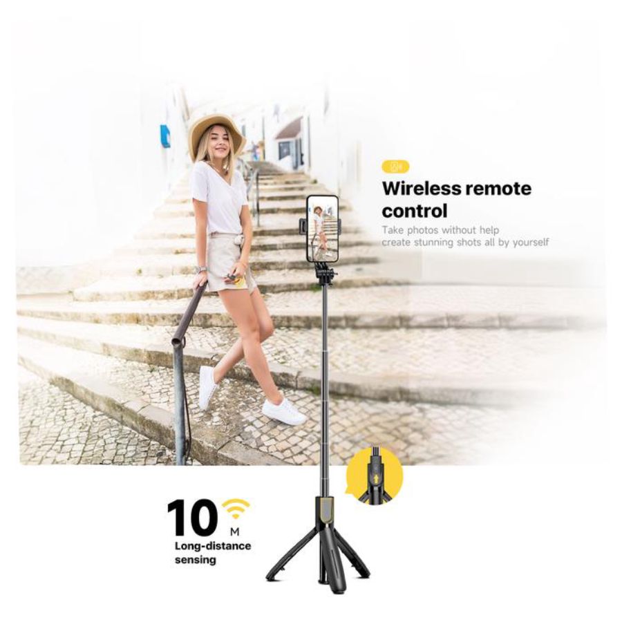 KiiP Portable Selfie Stick Integrated Tripod 360° Rotation Selfie05 1pcs