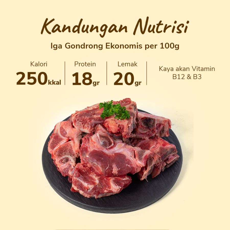 Iga Gondrong Ekonomis 500gram