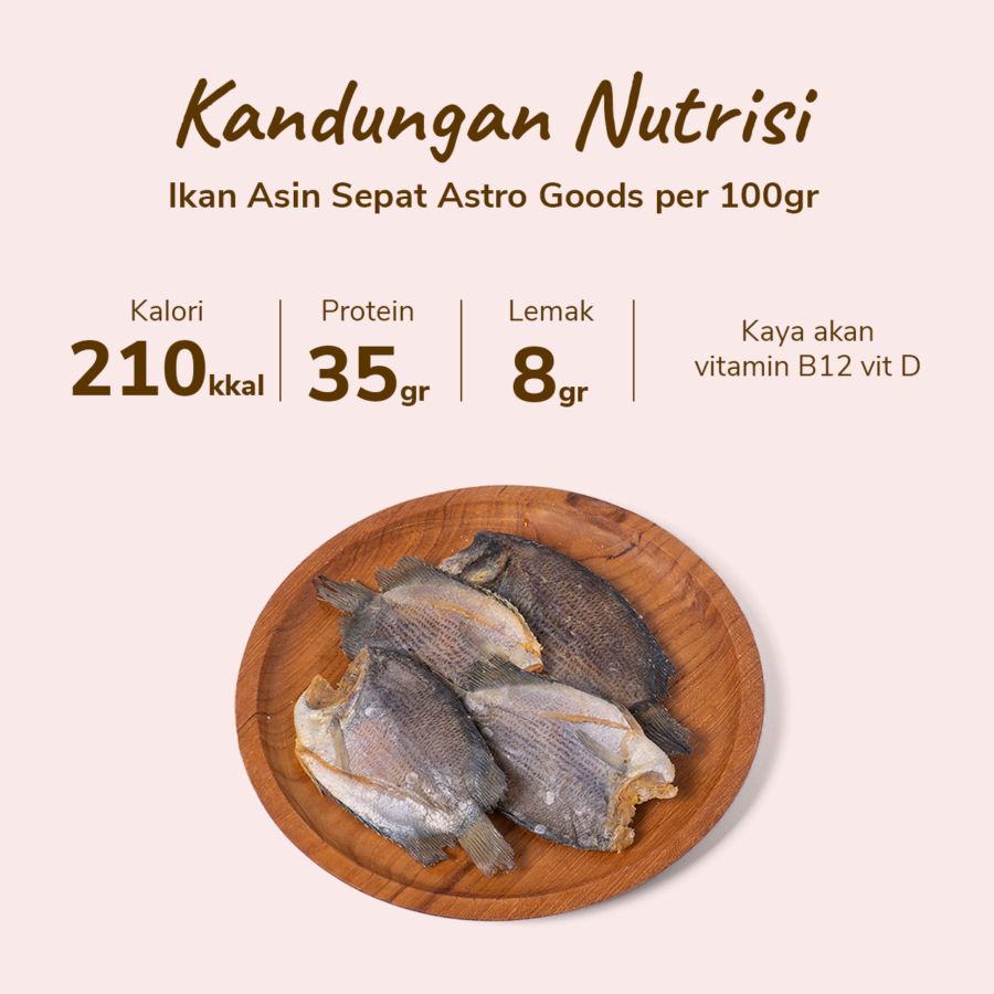 Ikan Asin Sepat Astro Goods 100gram