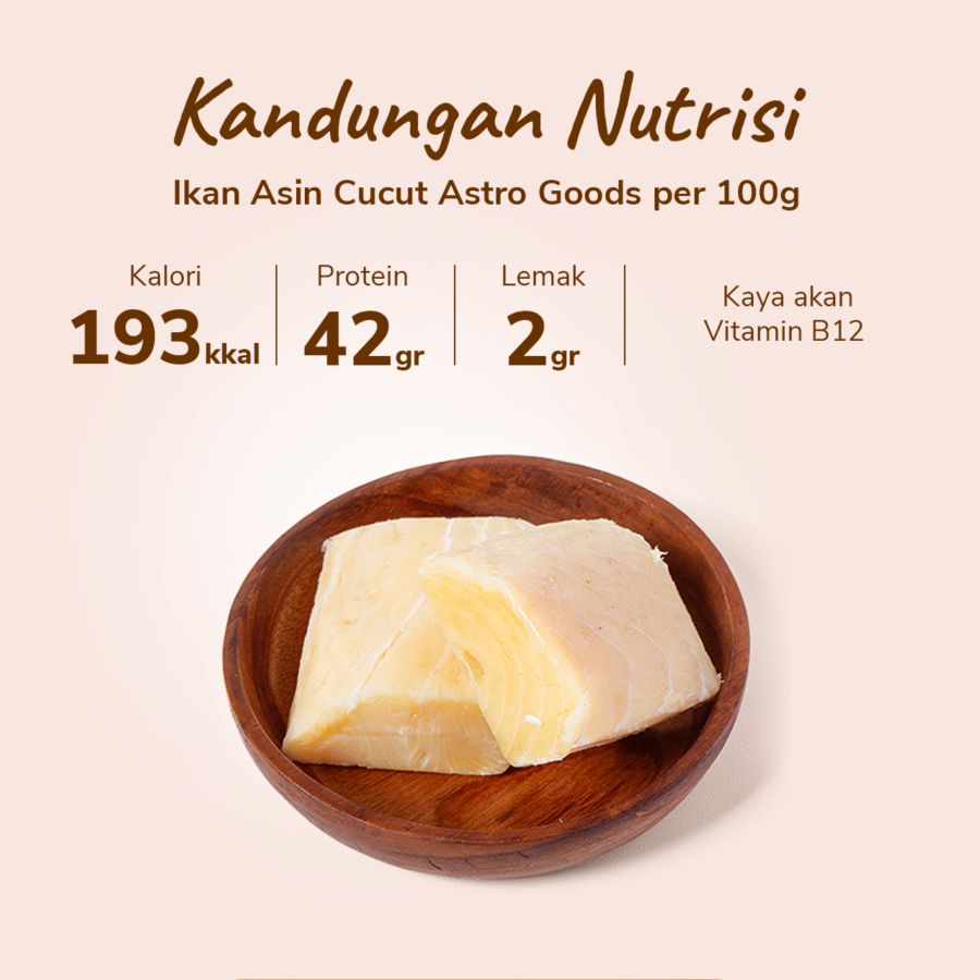 Ikan Asin Cucut Astro Goods 100gram