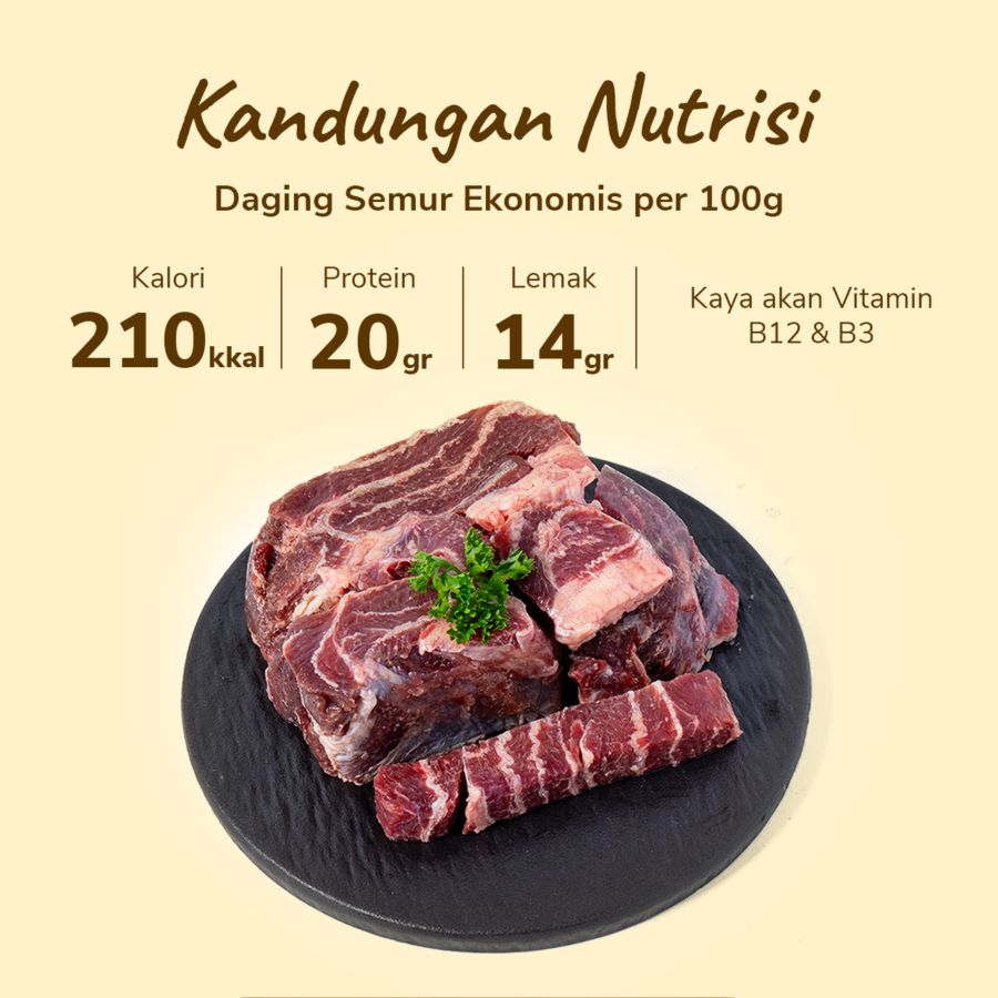 Daging Semur Ekonomis 500gram