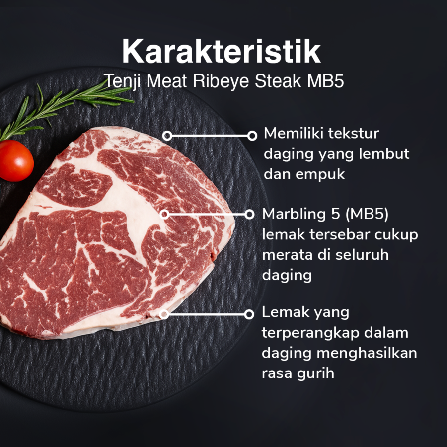 Ribeye Steak MB5 Tenji Meat 200gram