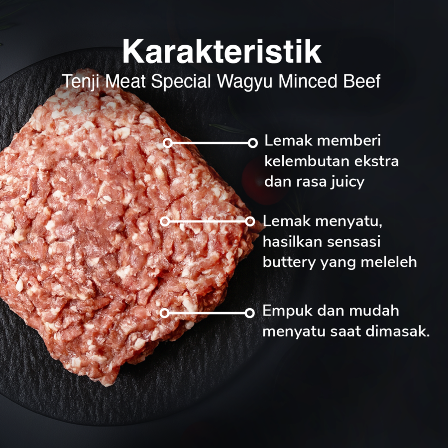 Special Wagyu Minced Beef Tenji Meat 500gram