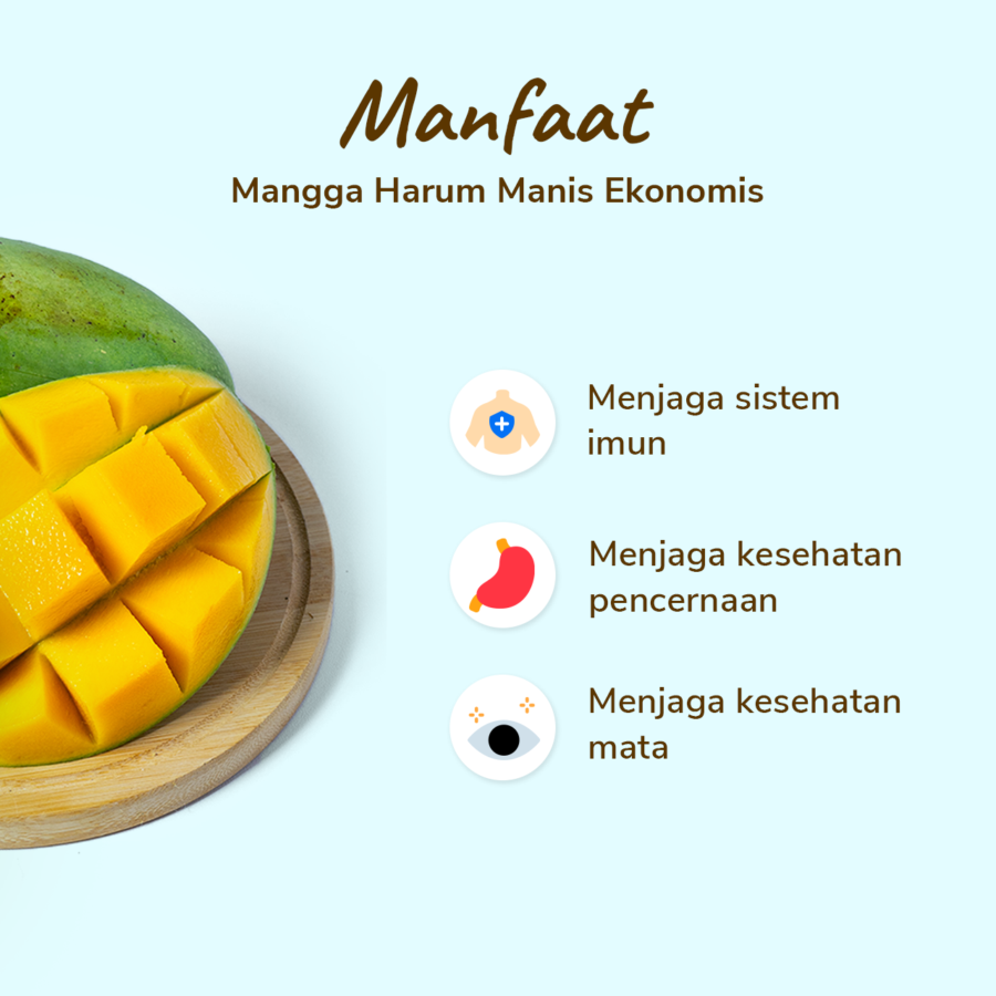 Mangga Harum Manis Ekonomis Astro Farm 2-4 pcs 900-1000 gram