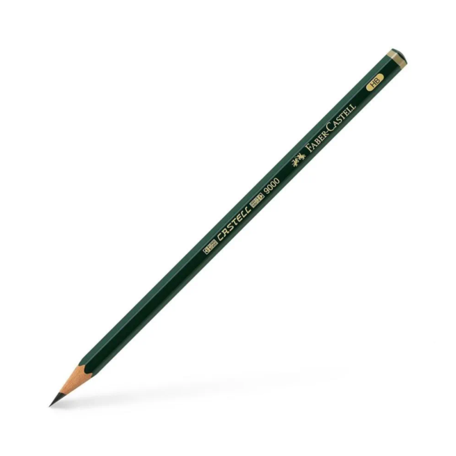 Faber Castell Pencil HB 9000 Black 1pcs