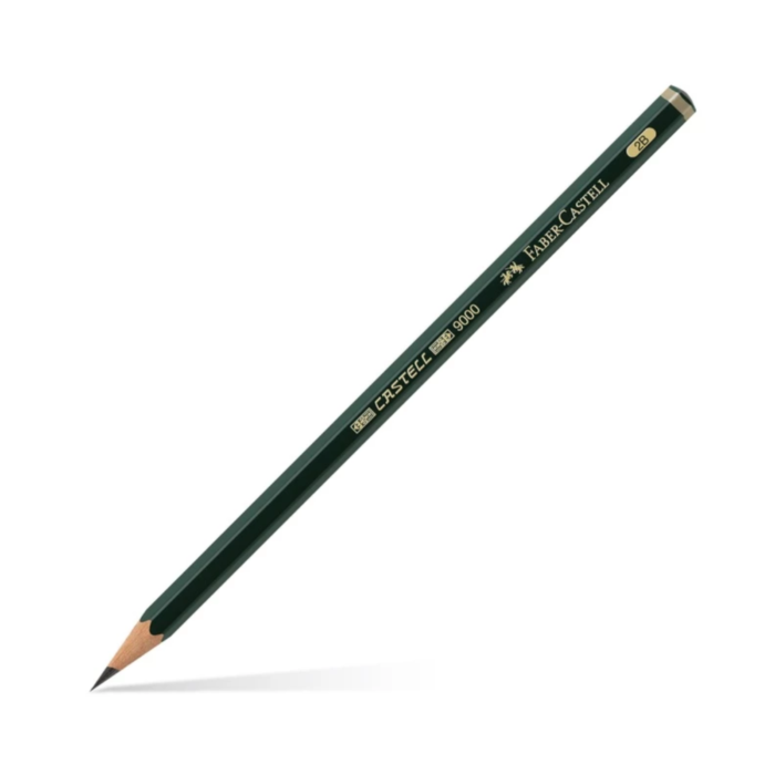 Faber Castell Pencil 2B 9000 Black