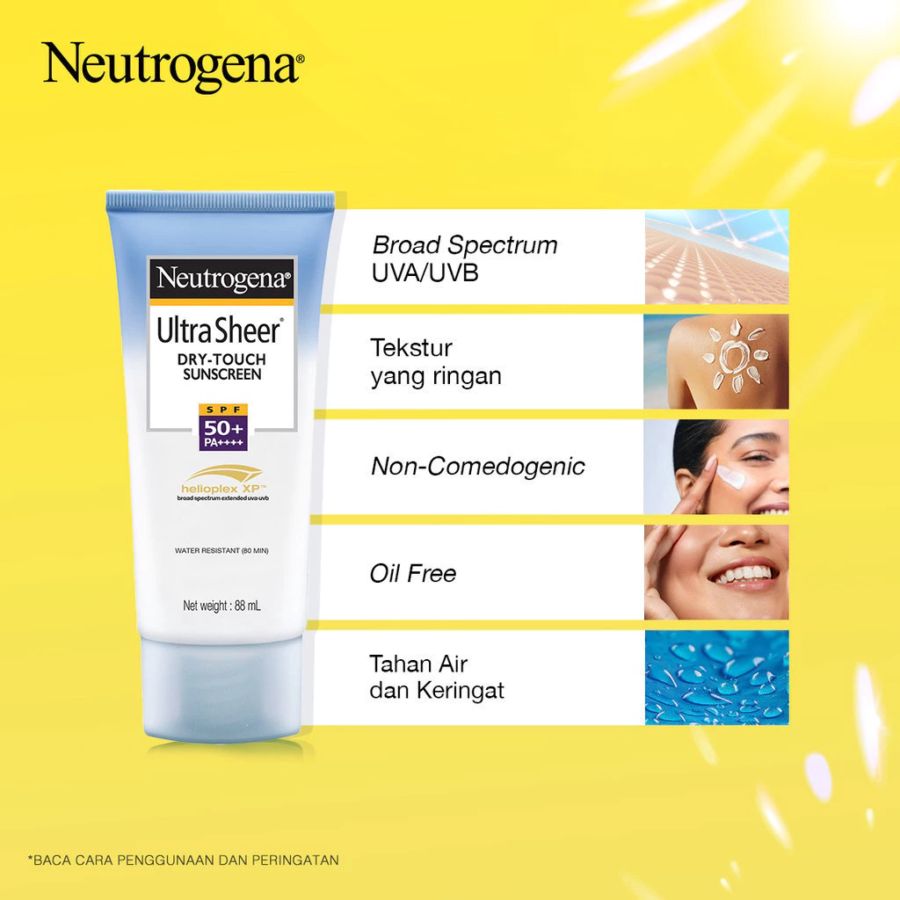 Neutrogena Ultra Sheer Dry Touch Sunscreen SPF 50+ PA+++ 88ml