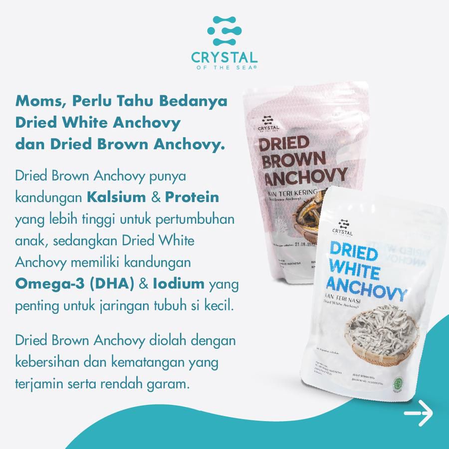 Crystal Of The Sea Dried Brown Anchovy 80gram