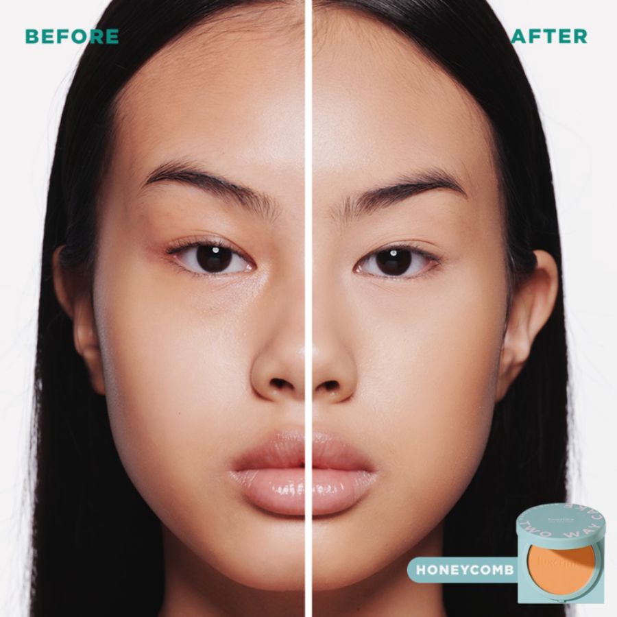 Luxcrime Blur & Cover Honey Oil Control Bedak Two Way Cake 8gram