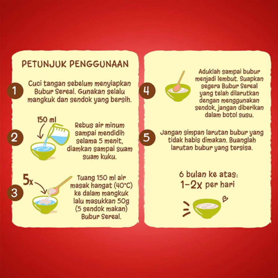 Cerelac Bubur Sereal Kacang Hijau 6+ Bulan Makanan Bayi 120gram