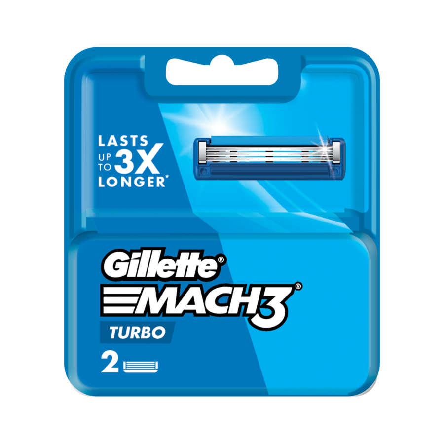 Gillette Mach 3 Turbo Refill Alat Cukur 2pcs