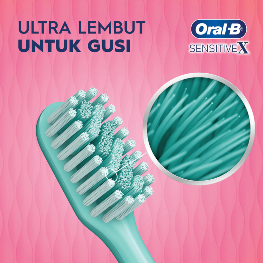 Oral-B Sensitive X Deep Clean Ultra Soft Toothbrush 3pcs