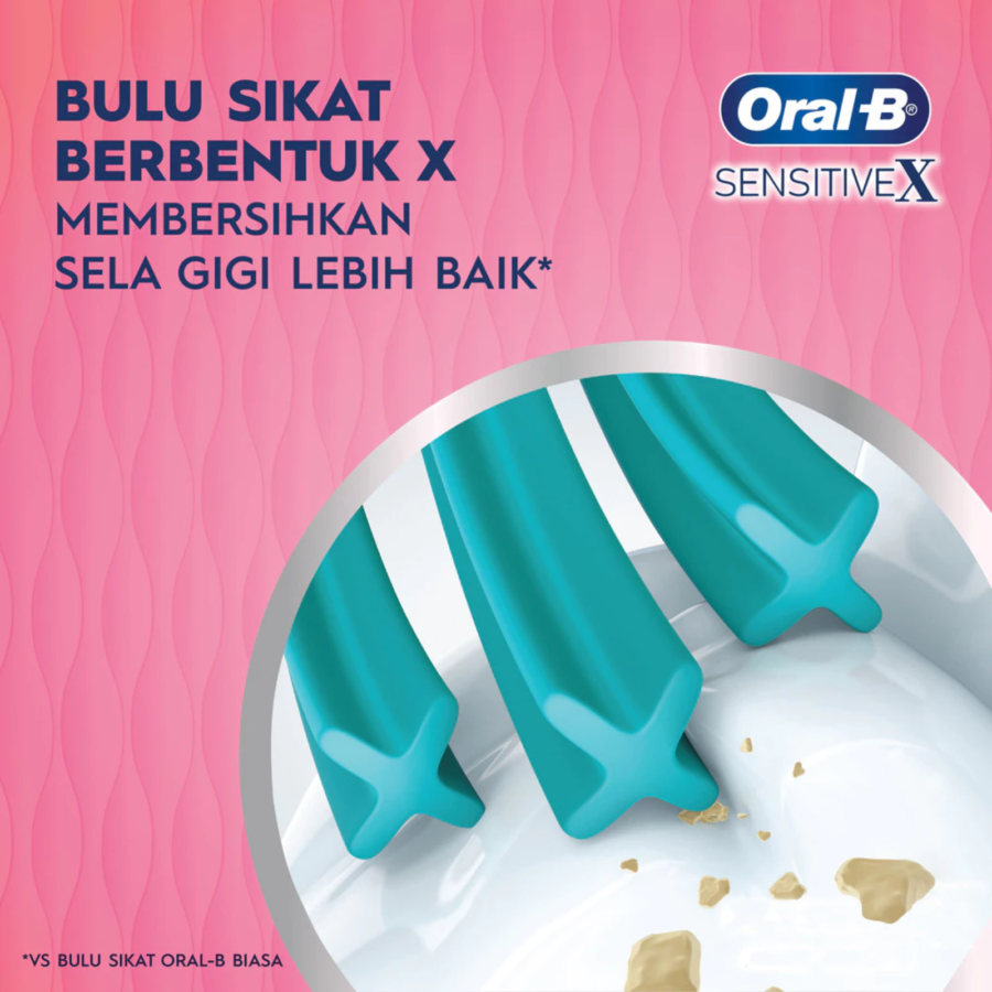 Oral-B Sensitive X Deep Clean Ultra Soft Toothbrush 1pcs