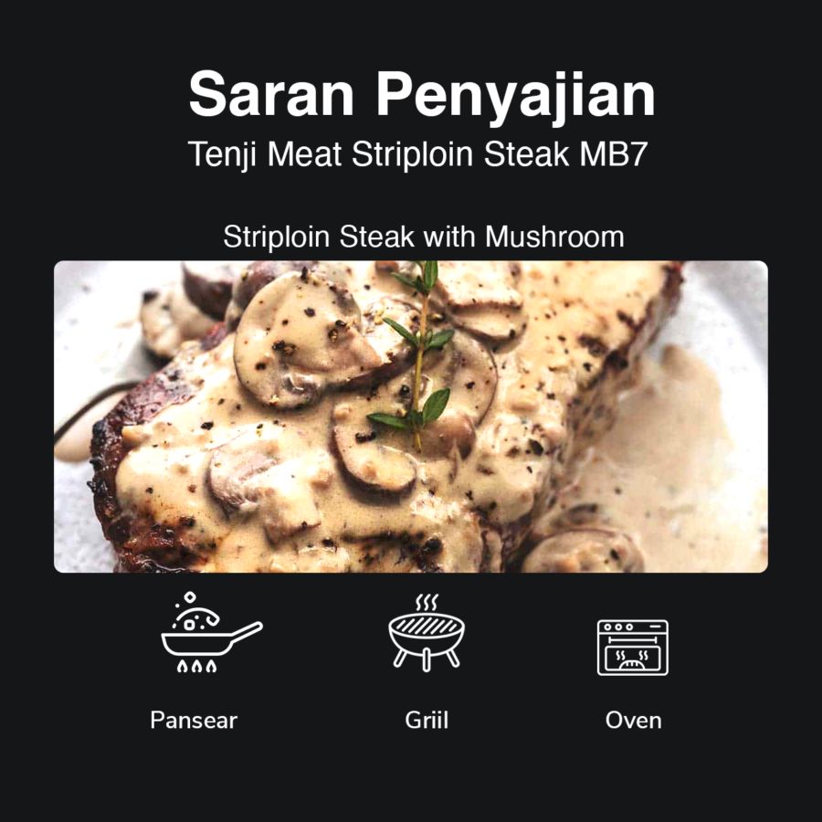Striploin Steak MB7 Tenji Meat 200gram