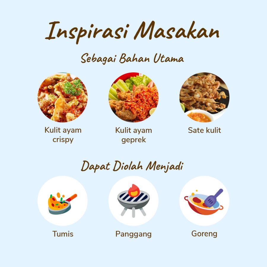 Kulit Ayam Marinasi Original Oke Chicken 500gram