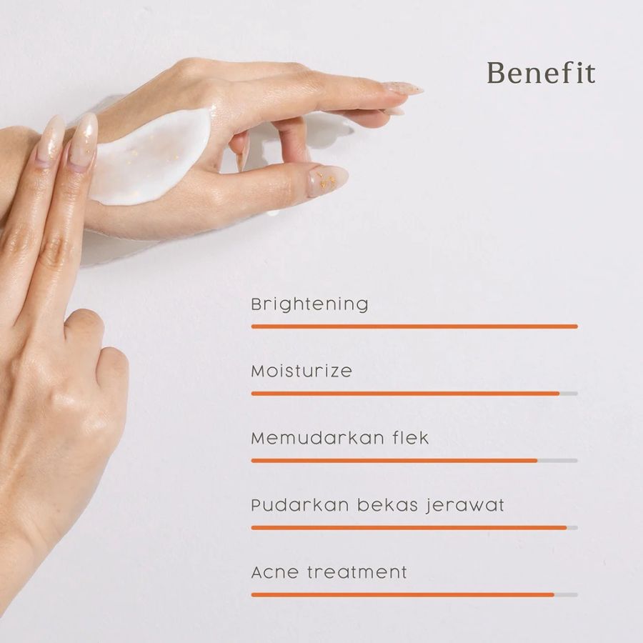 Polynia Orange Brightening Masker Wajah 100ml
