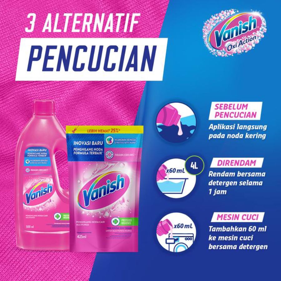 Vanish Penghilang Noda Cair Multifungsi Botol 500ml
