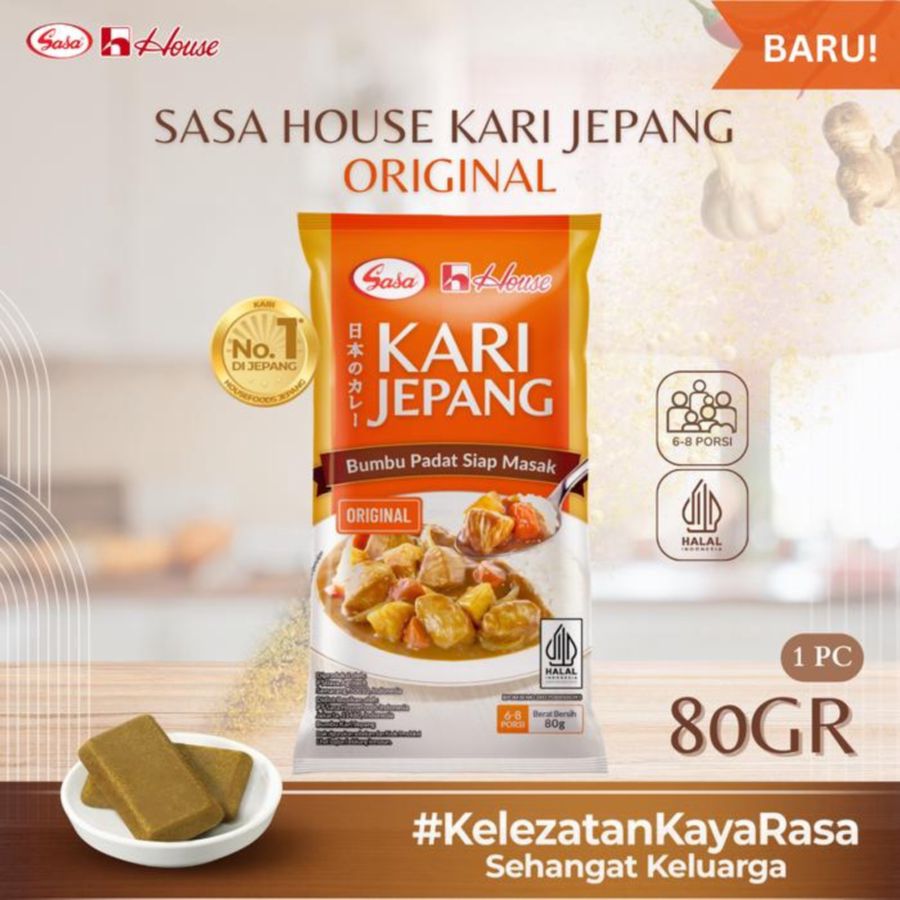 Sasa House Kari Jepang Original 80gram